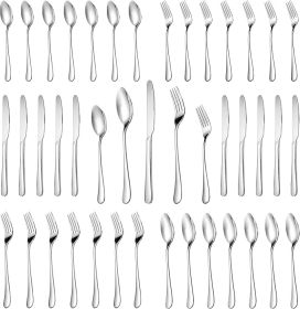 30 Pcs Silverware Set Service for 6,Premium Stainless Steel Flatware Set, Mirror Polished Cutlery Utensil Sets, Durable Kitchen Eating Tableware