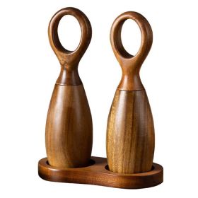 Manual Ceramic Core Grinder Multi Purpose Grinder For Kitchen (Color: Natural, Type: Double+Base)